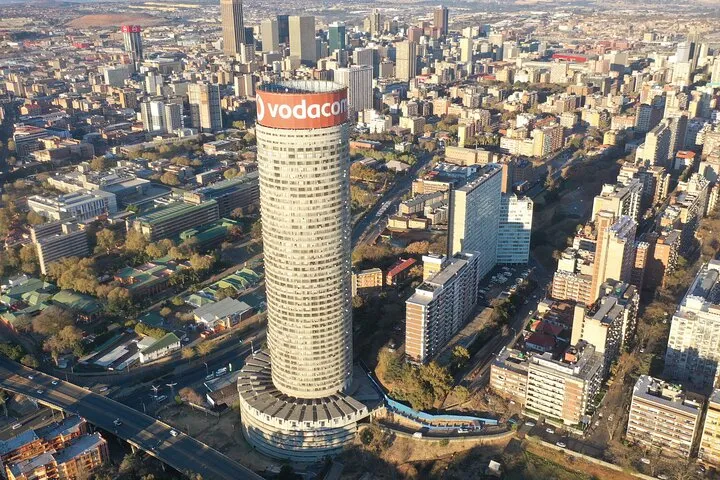 Ponte City tower interior core during a guided experience in Johannesburg